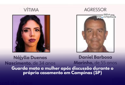Guarda mata a mulher após discussão durante o próprio casamento em Campinas (SP)