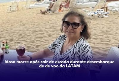 Idosa morre após cair de escada durante desembarque de de voo da LATAM